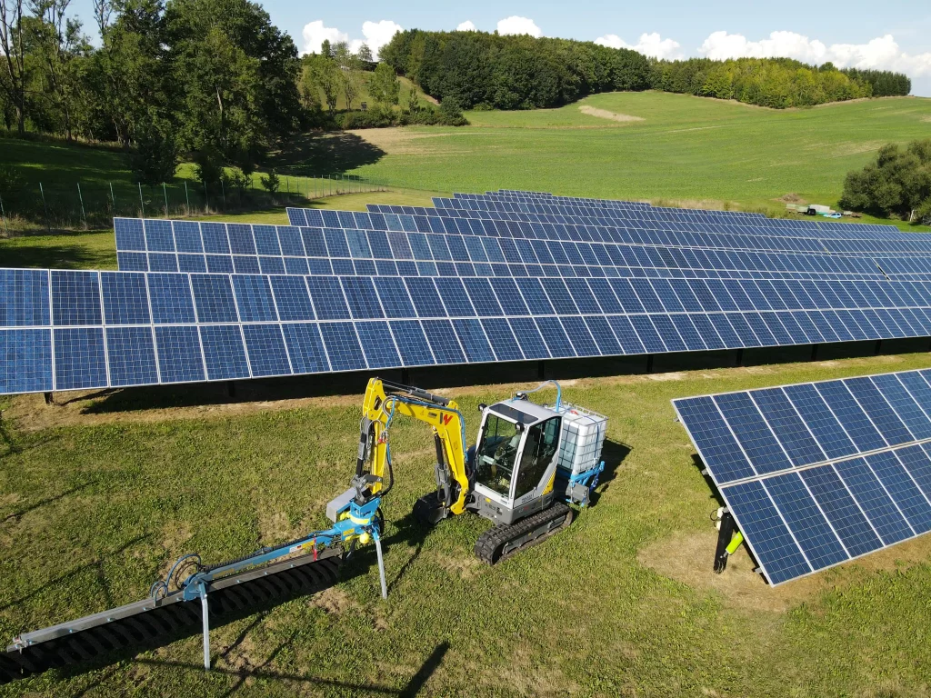 Bagger Photovoltaik Mückenhausen Unternehmensgruppe